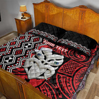 Personalised New Zealand Christmas Quilt Bed Set Meri Kirihimete Maori Wheku - Taniko Art LT14 - Polynesian Pride