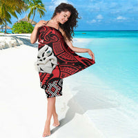 Personalised New Zealand Christmas Sarong Meri Kirihimete Maori Wheku - Taniko Art LT14 - Polynesian Pride