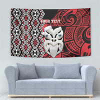 Personalised New Zealand Christmas Tapestry Meri Kirihimete Maori Wheku - Taniko Art LT14 - Polynesian Pride