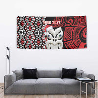 Personalised New Zealand Christmas Tapestry Meri Kirihimete Maori Wheku - Taniko Art LT14 - Polynesian Pride