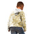 Polynesia Dolphins Kid Hoodie Valentine Day Floral Polynesian - Vintage Brown LT14 - Polynesian Pride