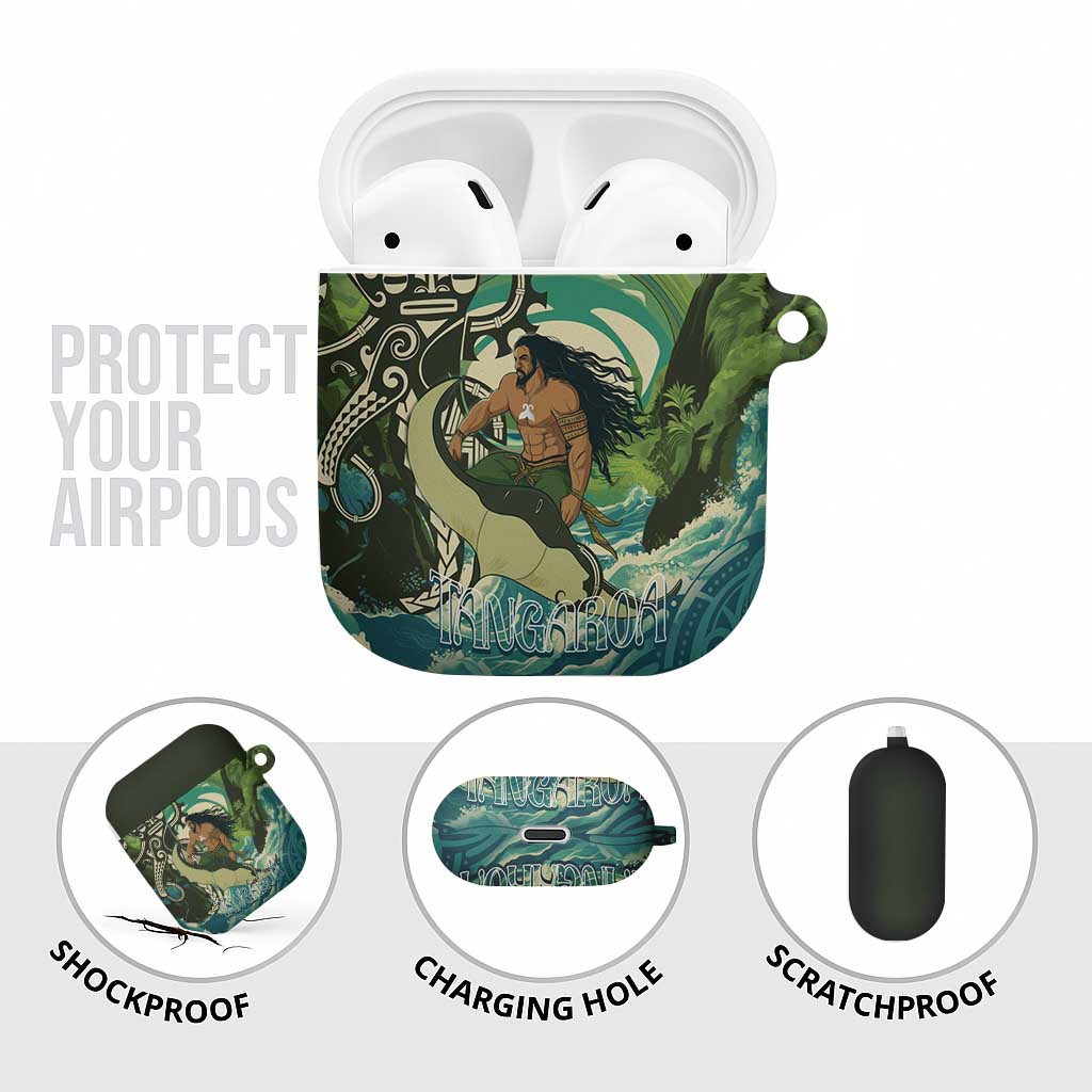 Aotearoa Tangaroa Atua AirPods Case New Zealand God Of The Ocean LT14 - Polynesian Pride