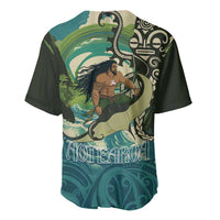 Aotearoa Tangaroa Atua Baseball Jersey New Zealand God Of The Ocean LT14 - Polynesian Pride