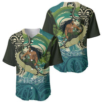 Aotearoa Tangaroa Atua Baseball Jersey New Zealand God Of The Ocean LT14 - Polynesian Pride
