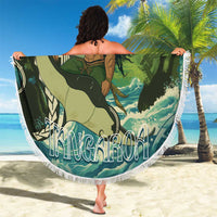 Aotearoa Tangaroa Atua Beach Blanket New Zealand God Of The Ocean LT14 - Polynesian Pride