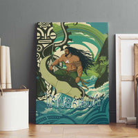 Aotearoa Tangaroa Atua Canvas Wall Art New Zealand God Of The Ocean LT14 - Polynesian Pride