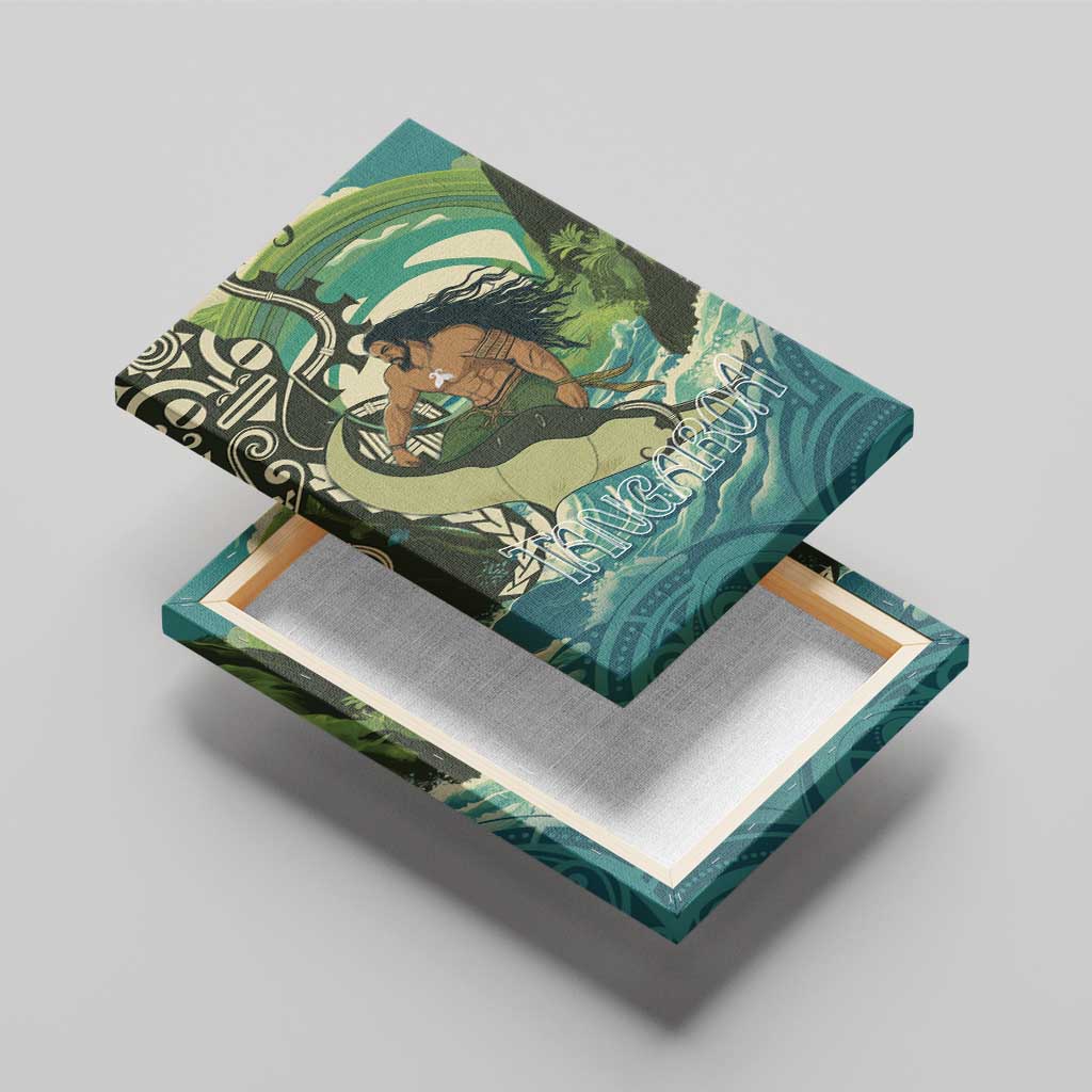 Aotearoa Tangaroa Atua Canvas Wall Art New Zealand God Of The Ocean LT14 - Polynesian Pride