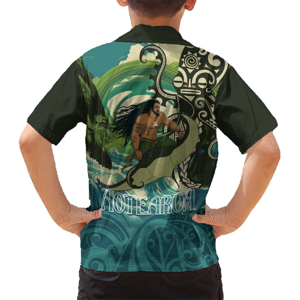 Aotearoa Tangaroa Atua Hawaiian Shirt New Zealand God Of The Ocean LT14 - Polynesian Pride