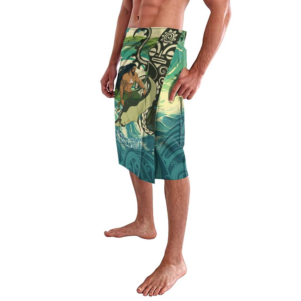Aotearoa Tangaroa Atua Lavalava New Zealand God Of The Ocean LT14 - Polynesian Pride