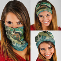 Aotearoa Tangaroa Atua Neck Gaiter New Zealand God Of The Ocean LT14 - Polynesian Pride