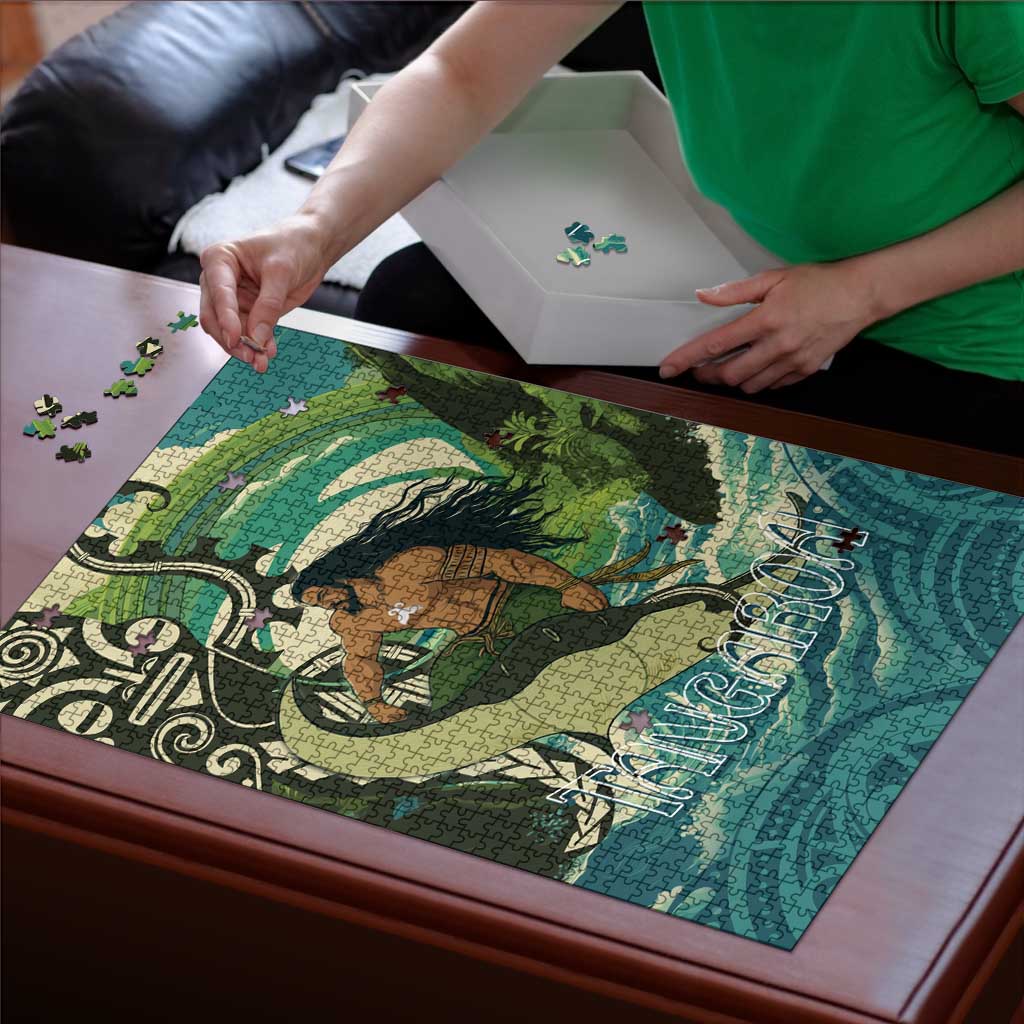 Aotearoa Tangaroa Atua Puzzle New Zealand God Of The Ocean LT14 - Polynesian Pride