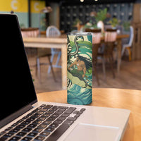 Aotearoa Tangaroa Atua Skinny Tumbler New Zealand God Of The Ocean LT14 - Polynesian Pride