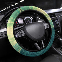 Aotearoa Tangaroa Atua Steering Wheel Cover New Zealand God Of The Ocean LT14 Universal Fit Cyan - Polynesian Pride