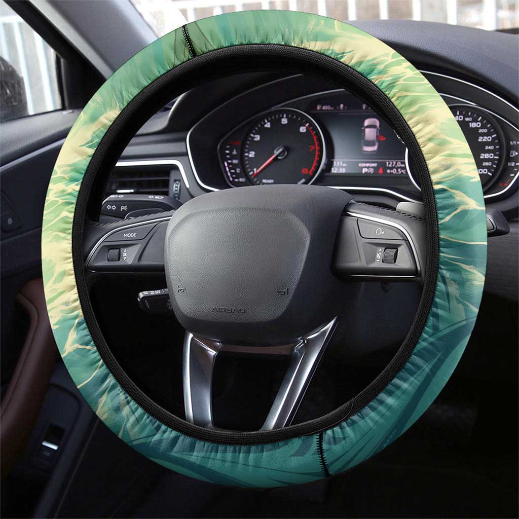 Aotearoa Tangaroa Atua Steering Wheel Cover New Zealand God Of The Ocean LT14 - Polynesian Pride