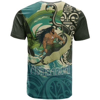 Aotearoa Tangaroa Atua T Shirt New Zealand God Of The Ocean LT14 - Polynesian Pride