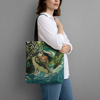 Aotearoa Tangaroa Atua Tote Bag New Zealand God Of The Ocean LT14 - Polynesian Pride