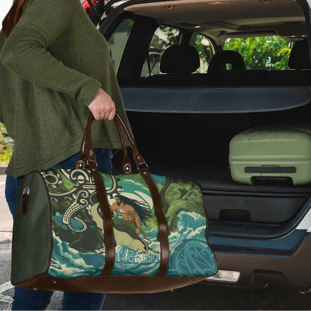 Aotearoa Tangaroa Atua Travel Bag New Zealand God Of The Ocean LT14 - Polynesian Pride
