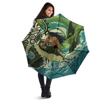 Aotearoa Tangaroa Atua Umbrella New Zealand God Of The Ocean LT14 - Polynesian Pride