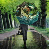 Aotearoa Tangaroa Atua Umbrella New Zealand God Of The Ocean LT14 - Polynesian Pride