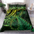 New Zealand Lizard Bedding Set Silver Fern Aotearoa Maori Green Version