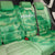 Aloha Hawaii Molokai Island Back Car Seat Cover Hibiscus Tribal Honu Hawaiian Tattoo Green