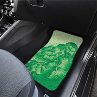 Aloha Hawaii Molokai Island Car Mats Hibiscus Tribal Honu Hawaiian Tattoo Green LT14 - Polynesian Pride
