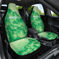 Aloha Hawaii Molokai Island Car Seat Cover Hibiscus Tribal Honu Hawaiian Tattoo Green LT14 One Size Green - Polynesian Pride