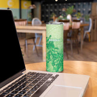 Aloha Hawaii Molokai Island Skinny Tumbler Hibiscus Tribal Honu Hawaiian Tattoo Green LT14 - Polynesian Pride