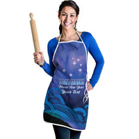 Personalised Matariki New Zealand Apron Maori New Year Galaxy Koru Pattern LT14 - Polynesian Pride