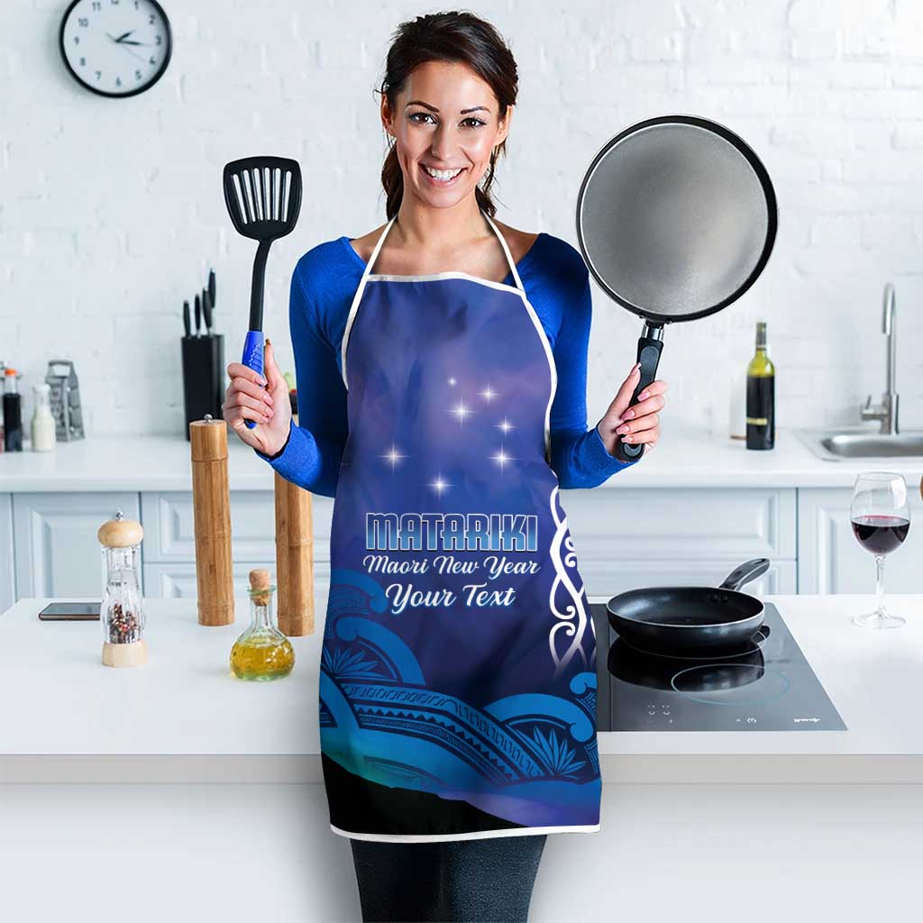Personalised Matariki New Zealand Apron Maori New Year Galaxy Koru Pattern LT14 - Polynesian Pride