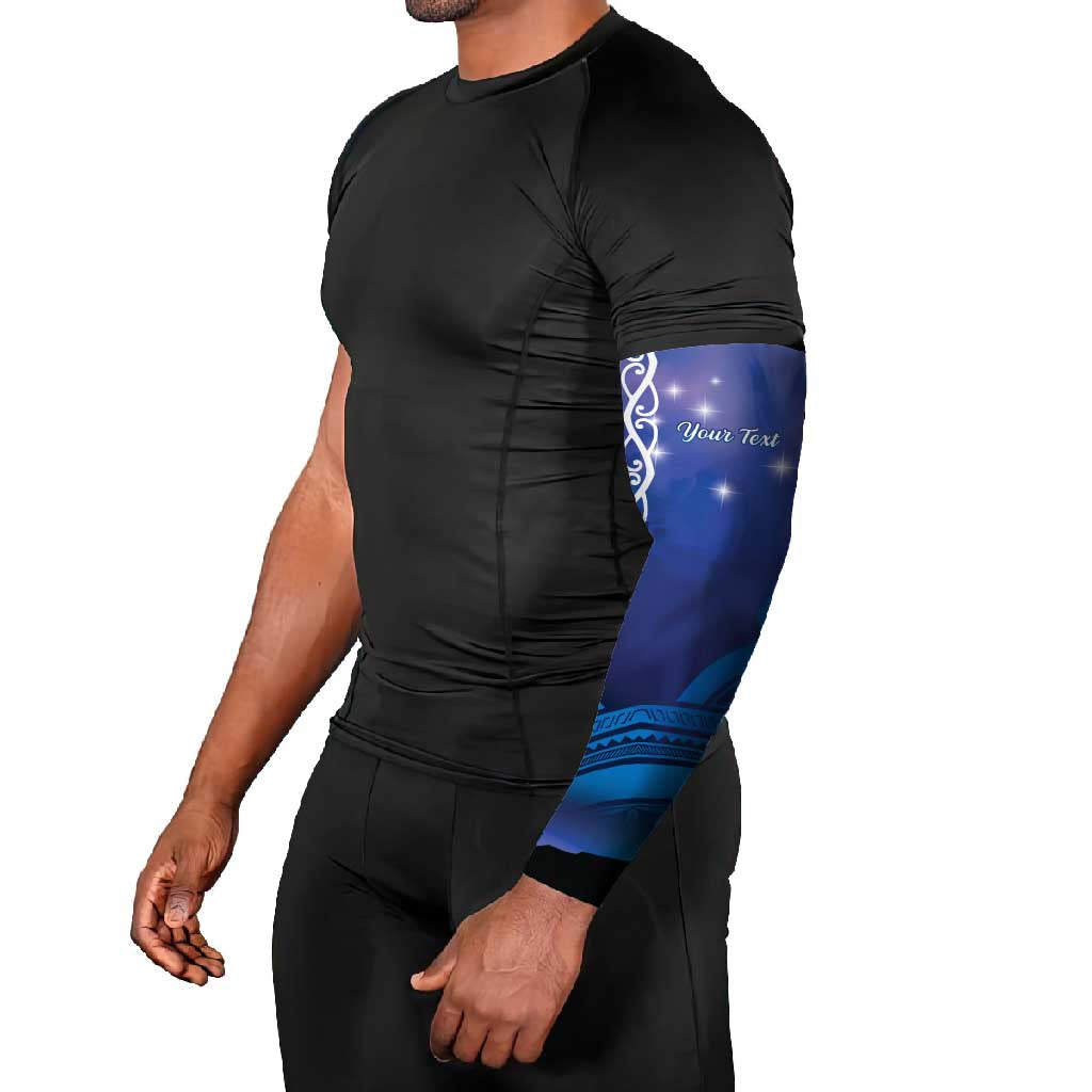 Personalised Matariki New Zealand Arm Sleeves Maori New Year Galaxy Koru Pattern - Polynesian Pride
