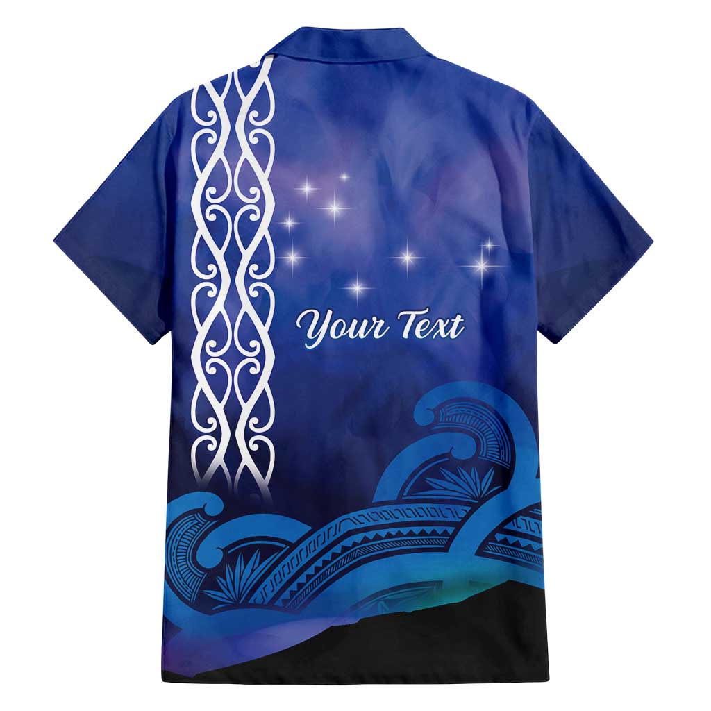Personalised Matariki New Zealand Family Matching Long Sleeve Bodycon Dress and Hawaiian Shirt Maori New Year Galaxy Koru Pattern LT14 - Polynesian Pride