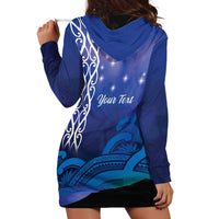 Personalised Matariki New Zealand Hoodie Dress Maori New Year Galaxy Koru Pattern LT14 - Polynesian Pride