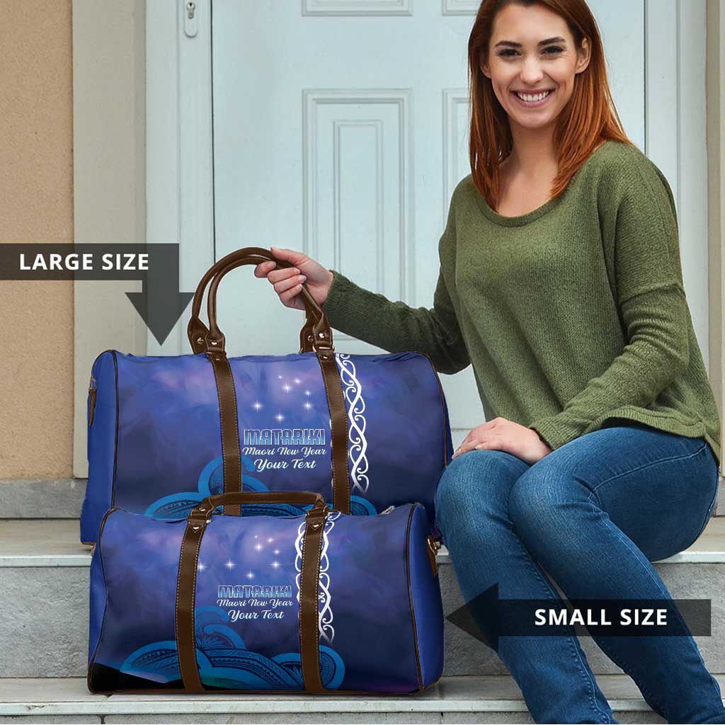 Personalised Matariki New Zealand Travel Bag Maori New Year Galaxy Koru Pattern - Polynesian Pride