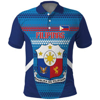 Philippines Football 2026 Polo Shirt Come On Filipinas LT14 Blue - Polynesian Pride