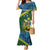 Personalised Solomon Islands Darts Mermaid Dress Tropical Leaves Melanesian Pattern