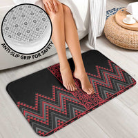 Red Aotearoa Mangopare Kowhaiwhai Niho Taniwha Bathroom Set Maori New Zealand LT14 - Polynesian Pride