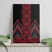 Red Aotearoa Mangopare Kowhaiwhai and Niho Taniwha Canvas Wall Art Maori New Zealand LT14 - Polynesian Pride