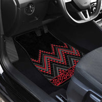Red Aotearoa Mangopare Kowhaiwhai and Niho Taniwha Car Mats Maori New Zealand LT14 - Polynesian Pride