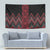 Red Aotearoa Mangopare Kowhaiwhai and Niho Taniwha Tapestry Maori New Zealand