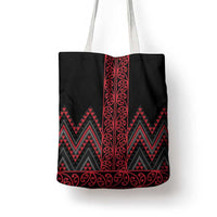 Red Aotearoa Mangopare Kowhaiwhai Niho Taniwha Tote Bag Maori New Zealand LT14 - Polynesian Pride