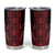 Red Aotearoa Mangopare Kowhaiwhai and Niho Taniwha Tumbler Cup Maori New Zealand
