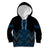 Blue Aotearoa Mangopare Kowhaiwhai and Niho Taniwha Kid Hoodie Maori New Zealand