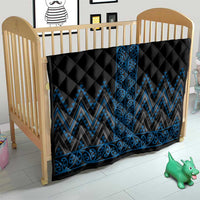 Blue Aotearoa Mangopare Kowhaiwhai and Niho Taniwha Quilt Maori New Zealand LT14 - Polynesian Pride