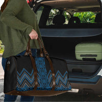 Blue Aotearoa Mangopare Kowhaiwhai Niho Taniwha Travel Bag Maori New Zealand LT14 - Polynesian Pride