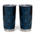 Blue Aotearoa Mangopare Kowhaiwhai and Niho Taniwha Tumbler Cup Maori New Zealand