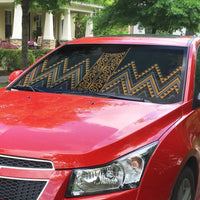 Gold Aotearoa Mangopare Kowhaiwhai Niho Taniwha Auto Sun Shade Maori New Zealand LT14 - Polynesian Pride