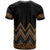 Gold Aotearoa Mangopare Kowhaiwhai and Niho Taniwha T Shirt Maori New Zealand