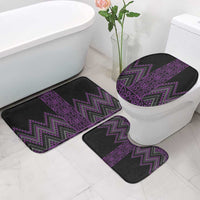 Purple Aotearoa Mangopare Kowhaiwhai Niho Taniwha Bathroom Set Maori New Zealand LT14 - Polynesian Pride