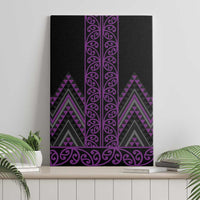 Purple Aotearoa Mangopare Kowhaiwhai and Niho Taniwha Canvas Wall Art Maori New Zealand LT14 - Polynesian Pride